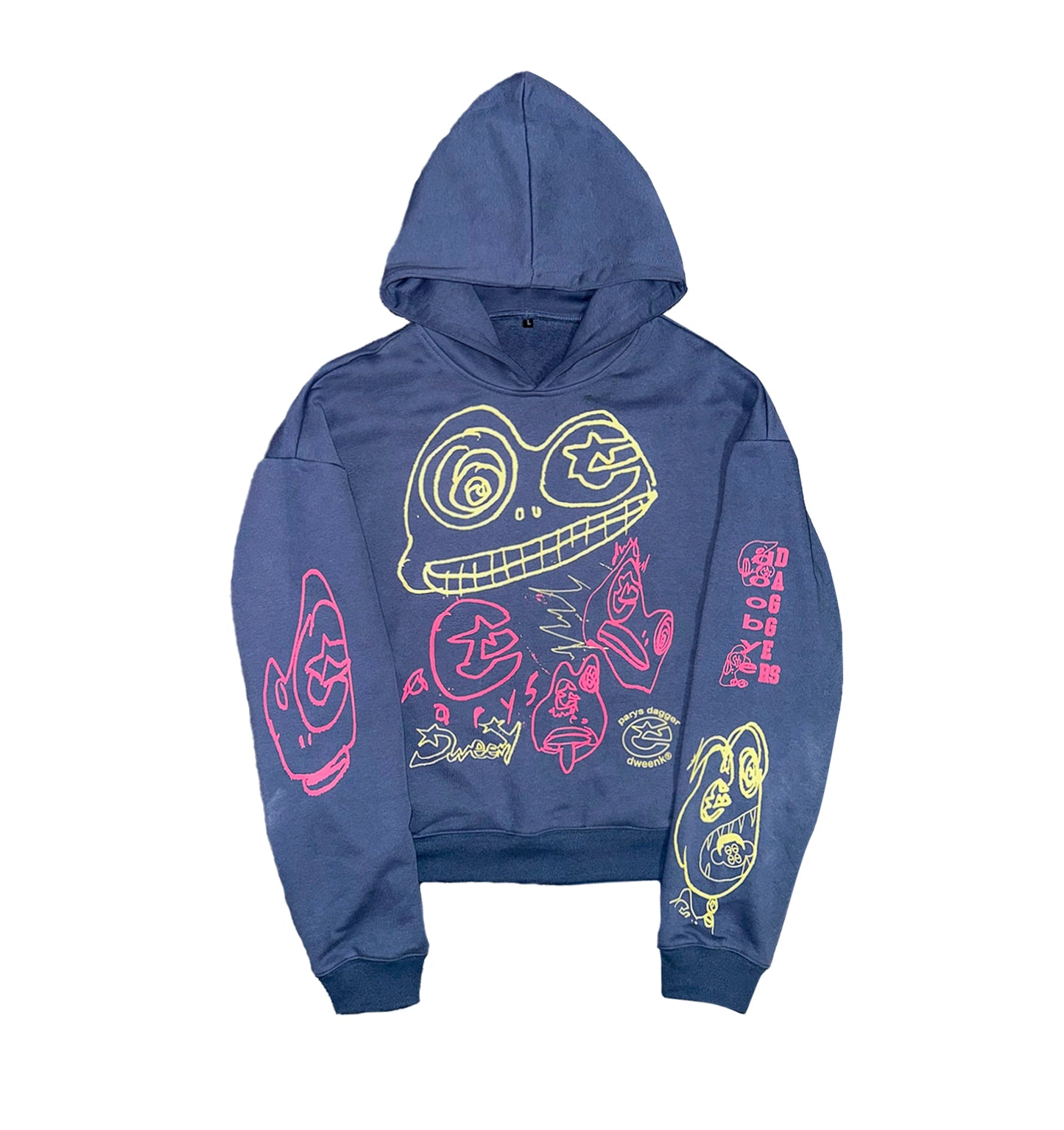 parys dokyo hoody "plue/bink"