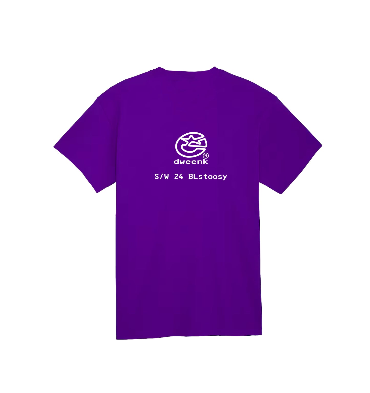 stupidd BOOLTEG TEE (purple)