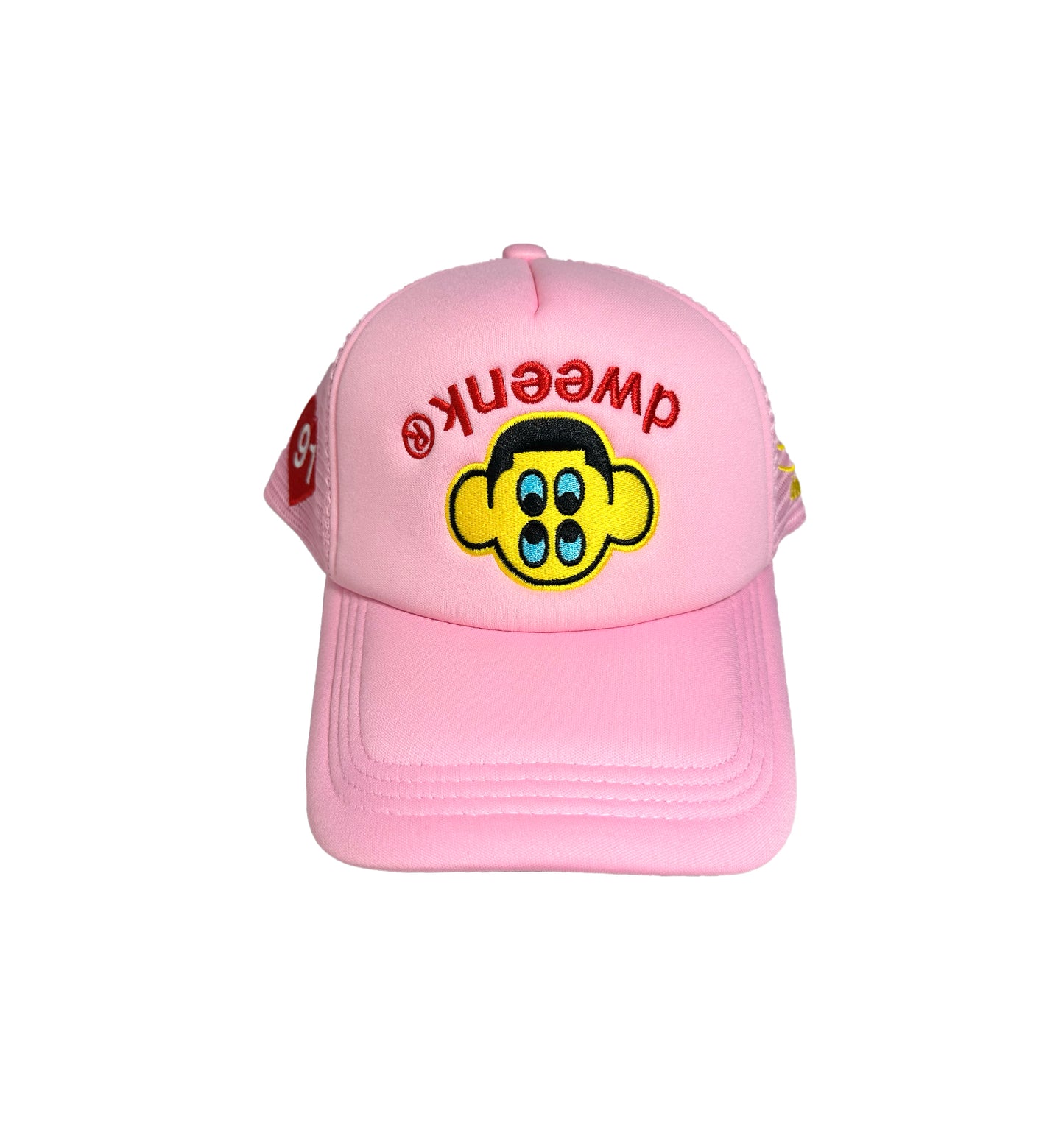 "kidmade pink" dweenk original trucker hat