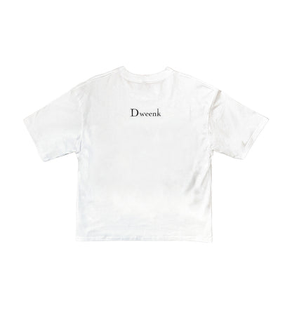 she want my d weenk tee "d ior" white