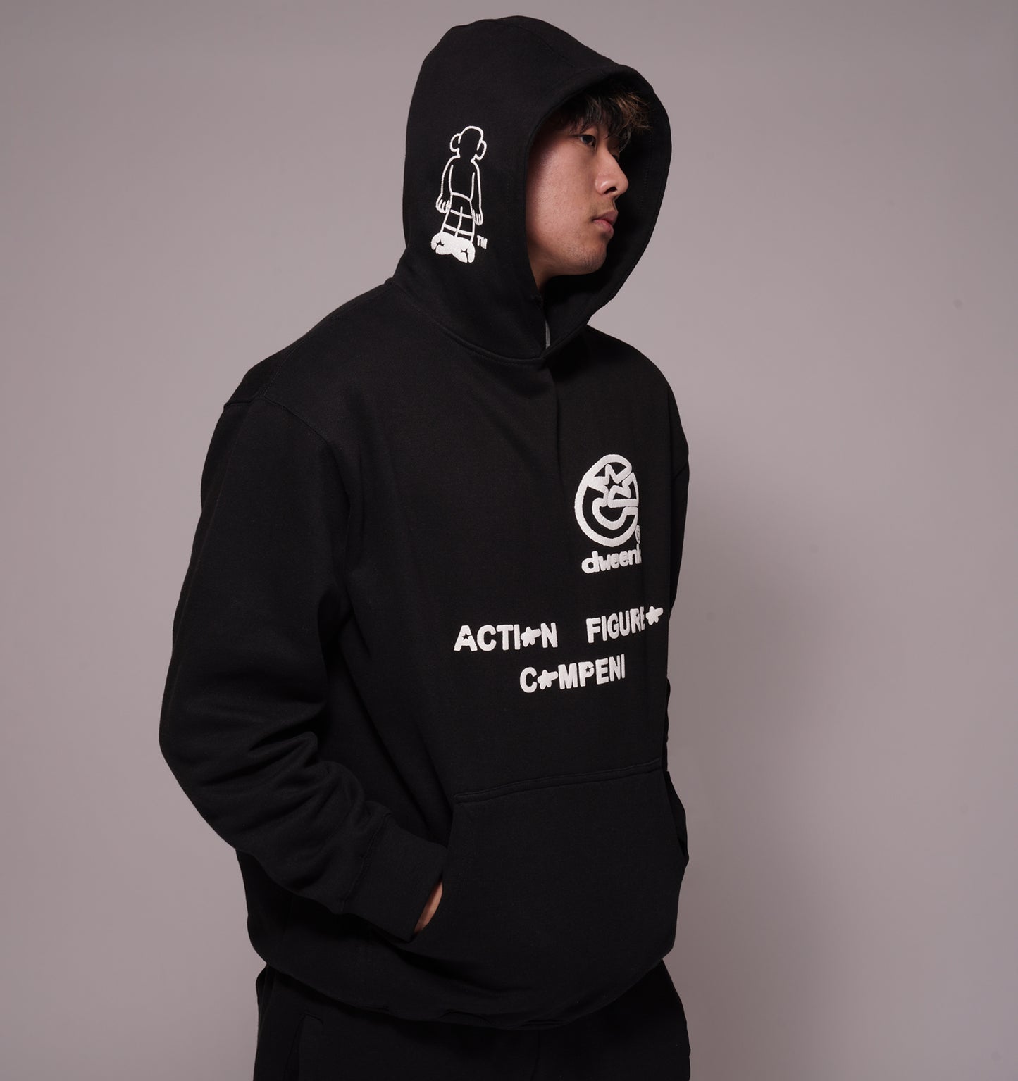 compeni hoody "black"